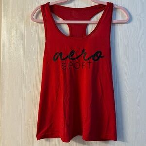 Aeropostale Sport Red Tank Top